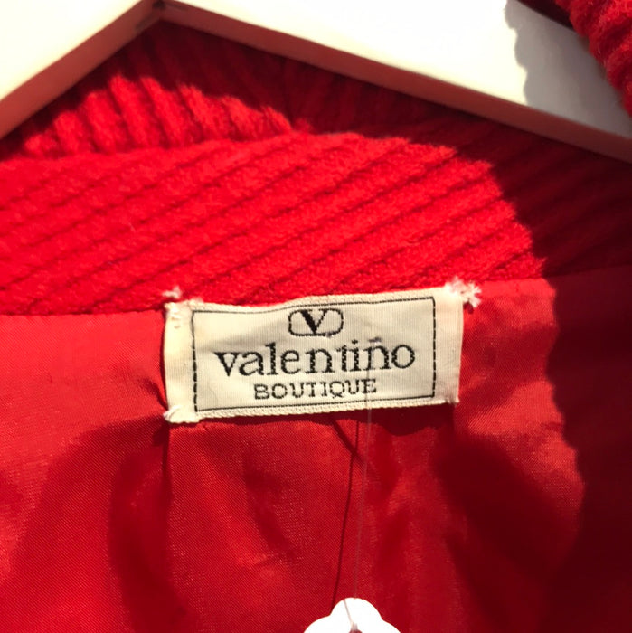 red. VALENTINO. coat