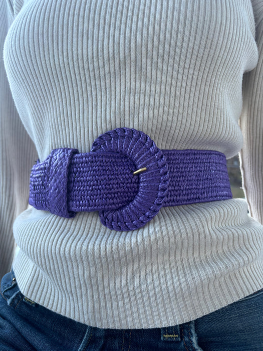 belt.RAFFIA.purple.