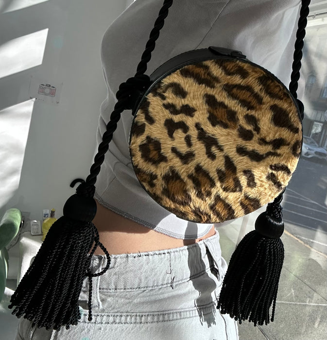 hilllier. BARTLEY. leopard bag.