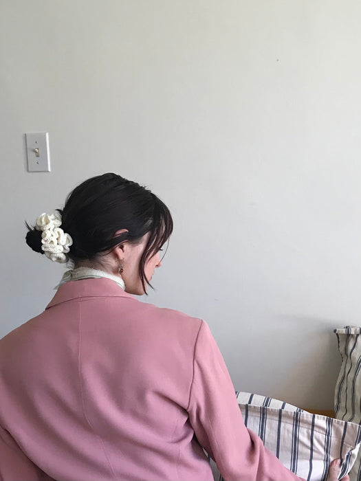 crochet. SCRUNCHIE.