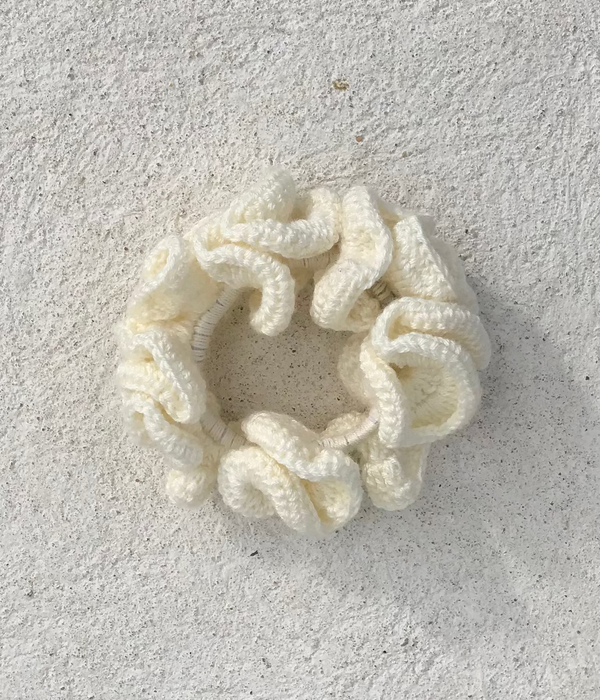 crochet. SCRUNCHIE.