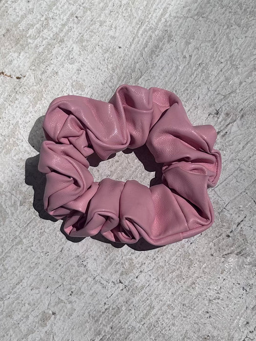 pleather. DEADSTOCK. scrunchie.