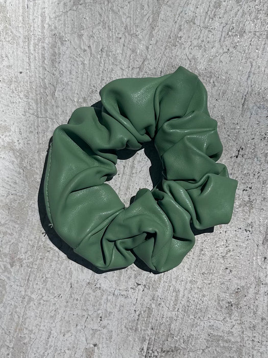 pleather. DEADSTOCK. scrunchie.