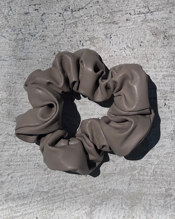 pleather. DEADSTOCK. scrunchie.