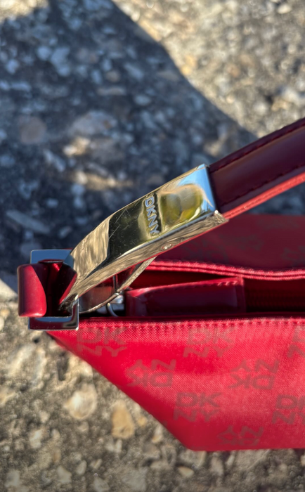 monogrammed. DKNY. bag.